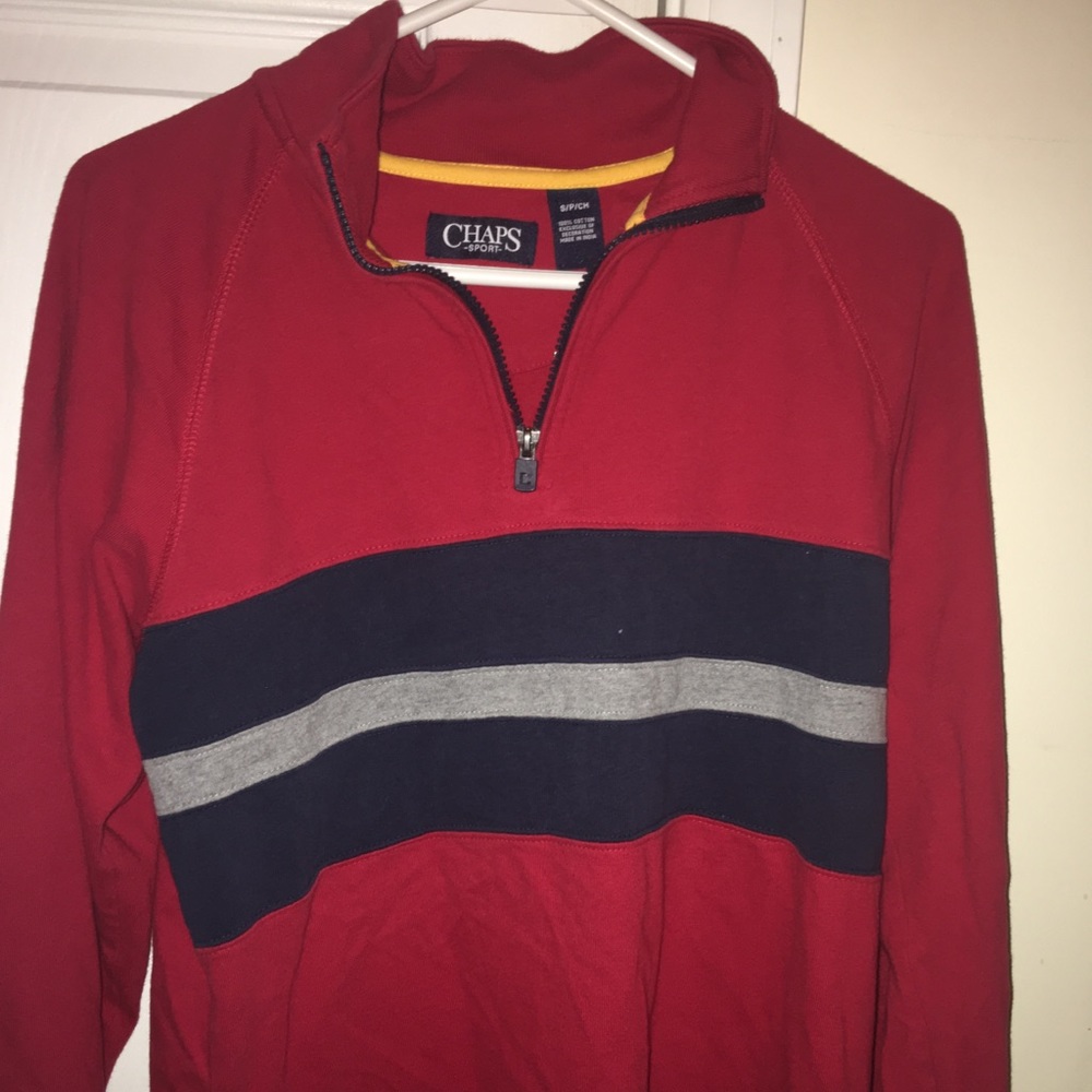 chaps Ralph Lauren red pullover